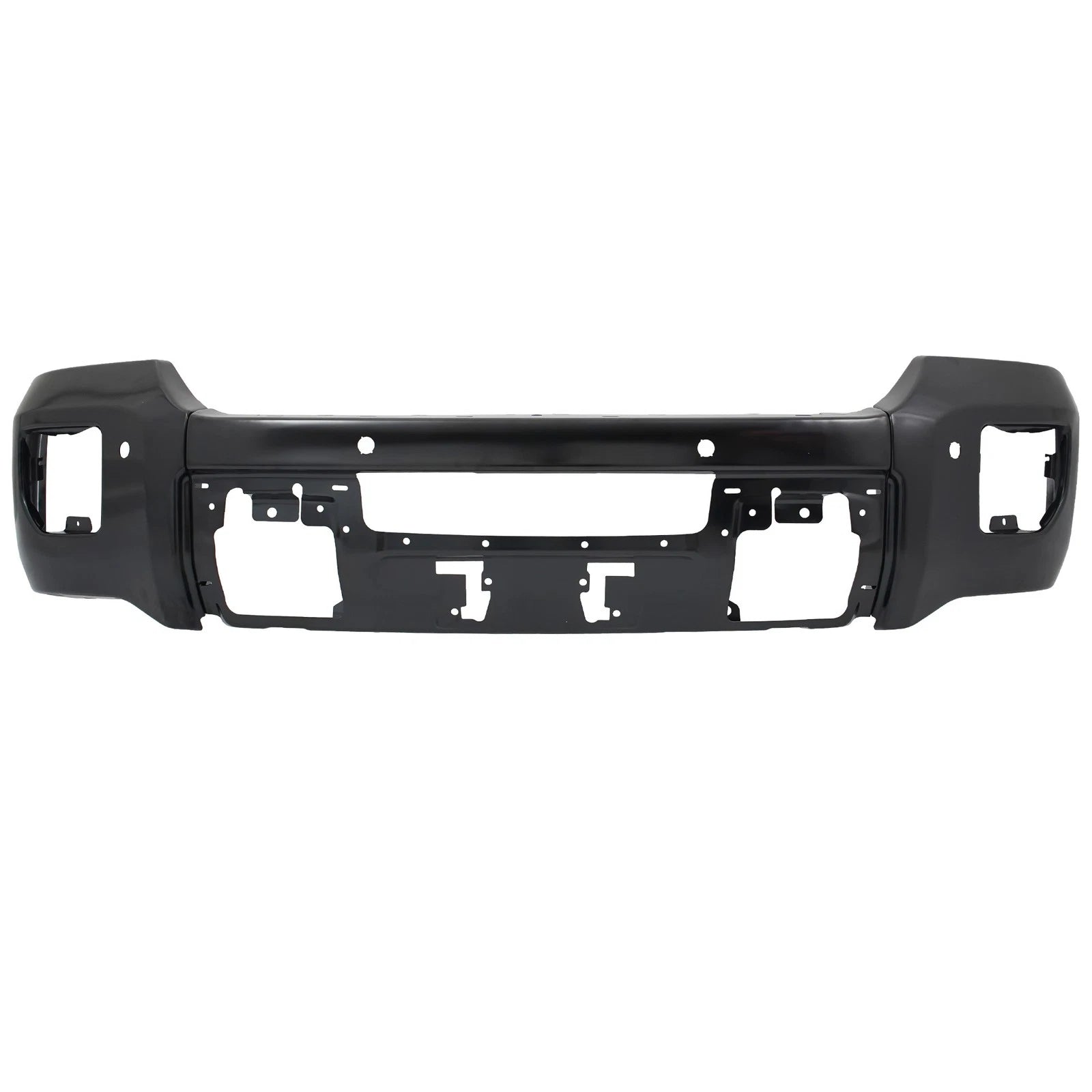 Front Bumper Face Bar for GMC Sierra 2500HD (2015–2019) W/ Sensor Holes, Black