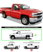 iBoard Running Boards for Silverado Sierra Regular Cab (2007-2018)