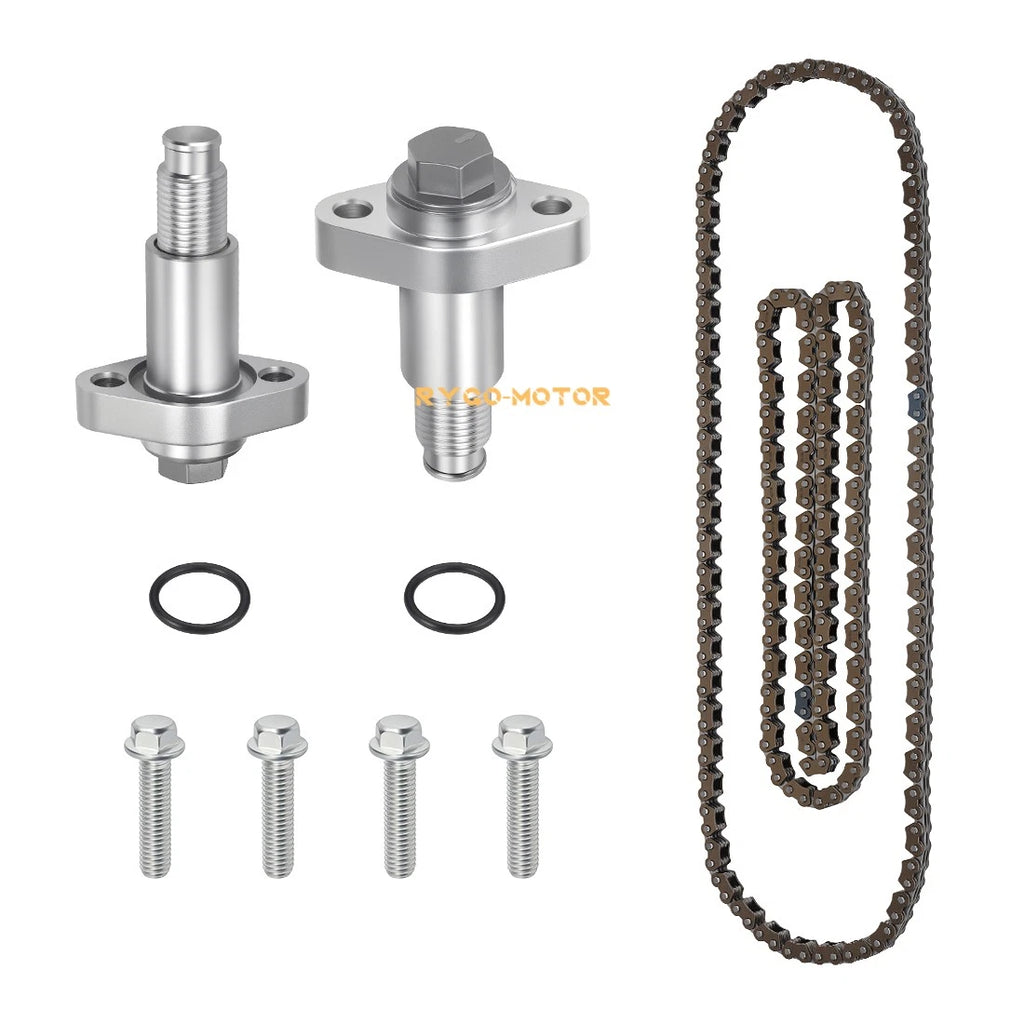 2 Aluminum Timing Chain & Tensioner Set for Can-Am Outlander Renegade Commander (2015–2023)
