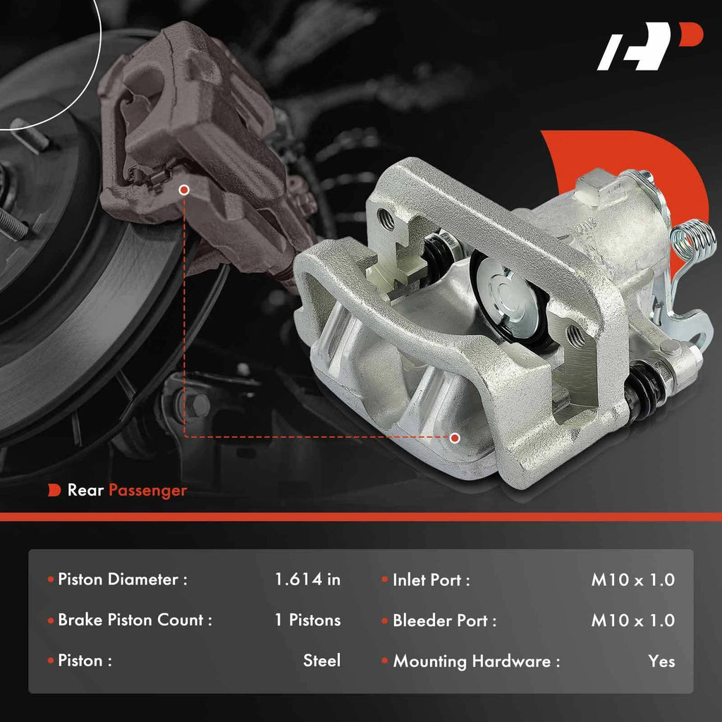 Rear Right Brake Caliper with Bracket for Chevrolet Malibu (2013)