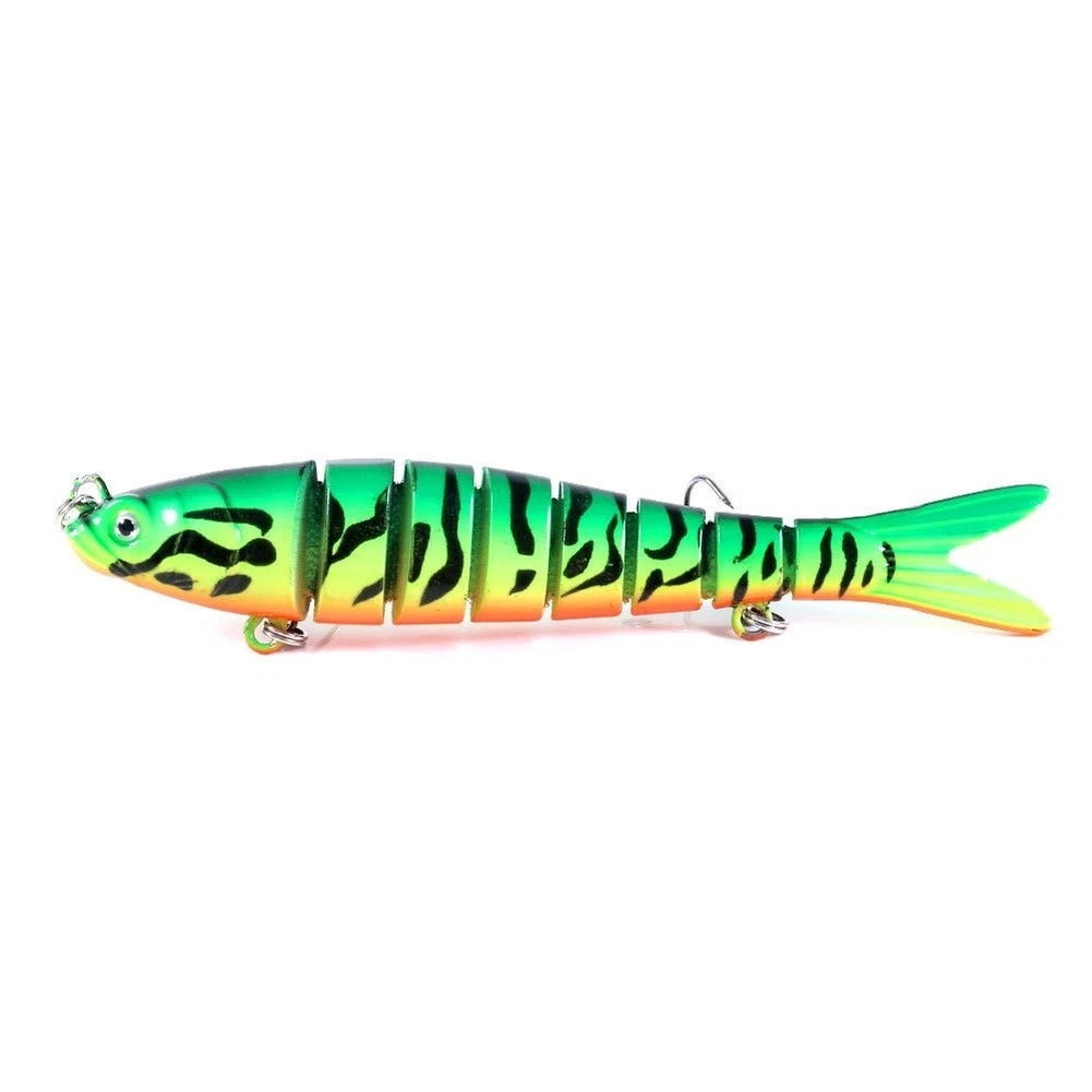 Multi Jointed Sinking Lure for Bass Fishing (11.4g, 8 Section)