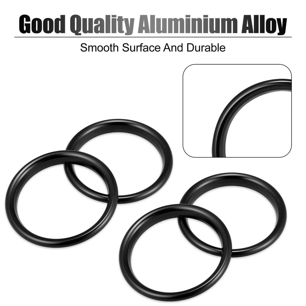 Set of 4 Black Air Vent Inner Trim Aluminum Alloy for Audi A3 S3 Q2L (2013–2021)