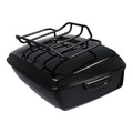 Black King Trunk Backrest Luggage Rack for Harley Touring Road Glide (2009–2013)