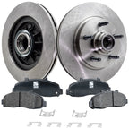 Front Brake Disc and Pad Kit for Ford F-150 (2000–2003) Semi-Metallic