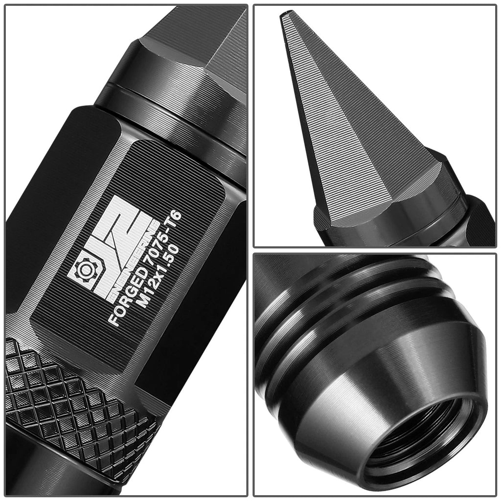 20 Pcs M12 X1.5 Open/Closed End Lug Nuts for J2 Aluminum
