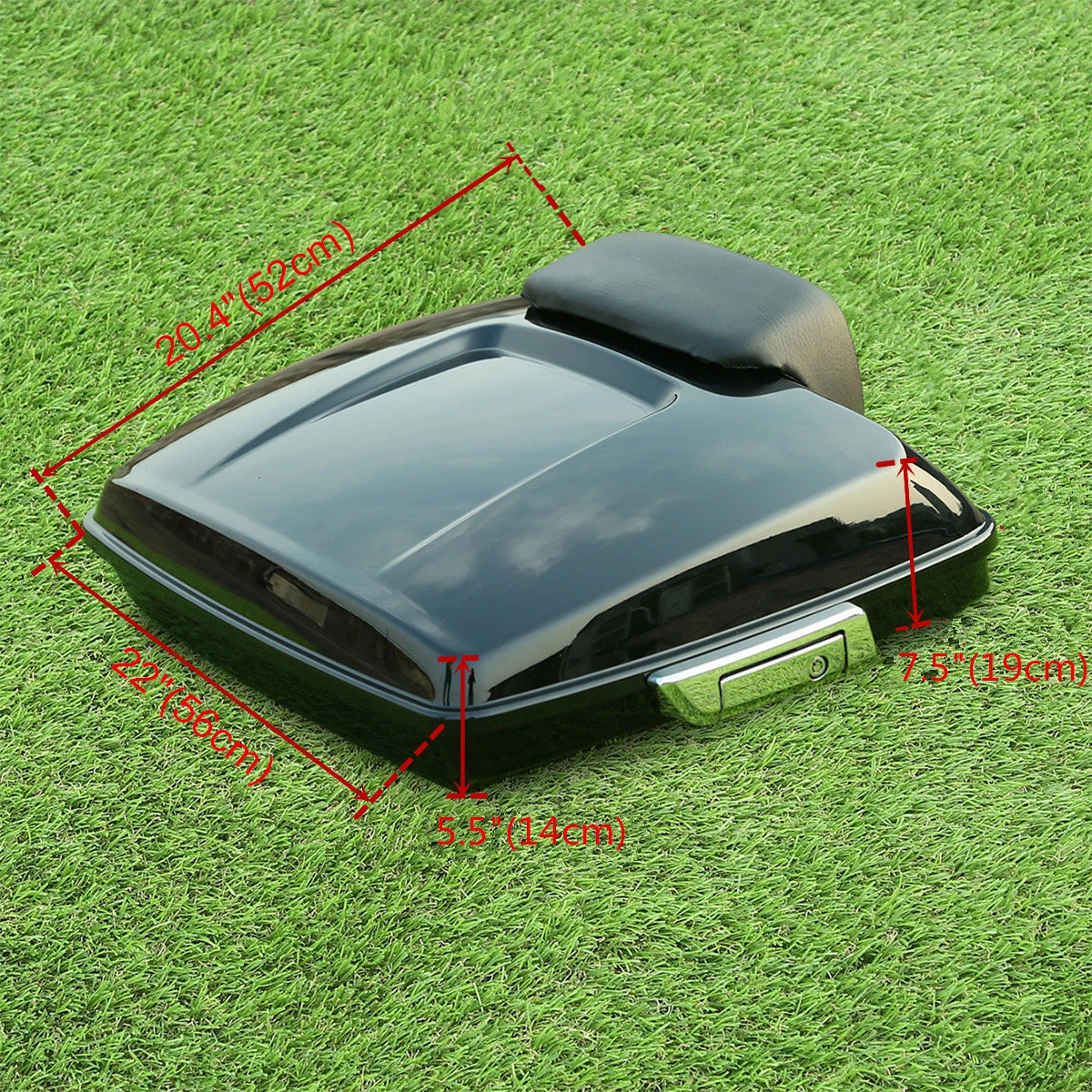 Razor Trunk Backrest Pad for Harley Touring Electra Glide Road King (2014–2026)