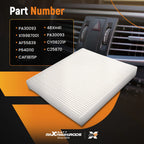 Set of 4 Cabin Air Filters for International HV507 HV513 HV607 HV613 (2019–2021)