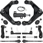 Front Upper Control Arms Tie Rods for Chevy Silverado GMC Sierra 2500 3500