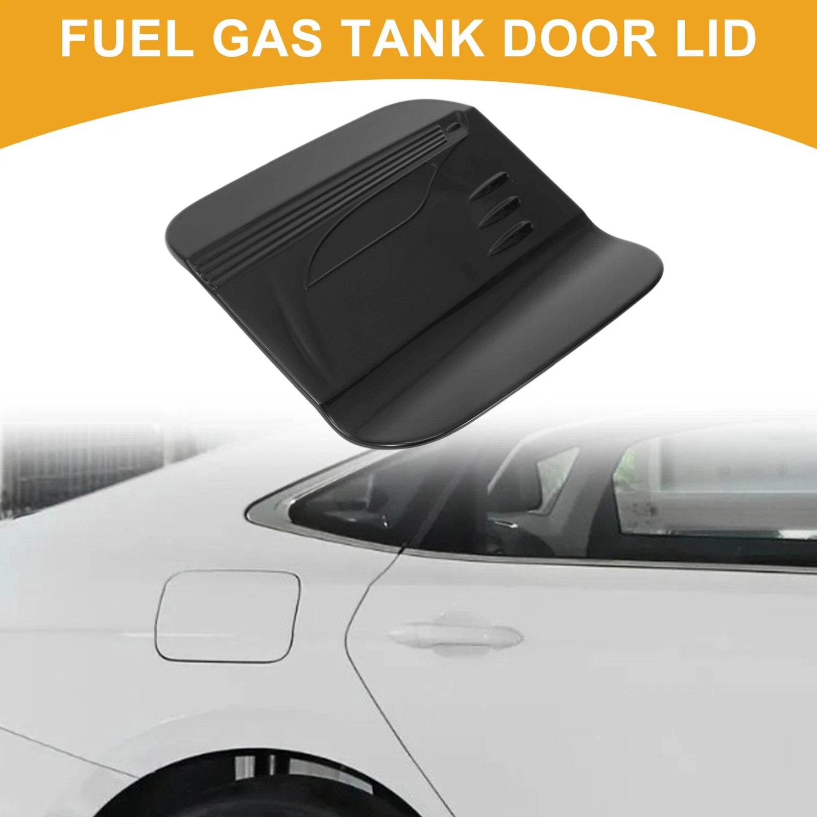 Fuel Tank Door Cap for Toyota Sienna (2022–2025) Glossy Black