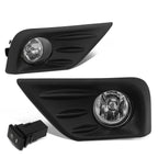 Front Fog Light Lamp Set for Nissan Altima (2016–2018) - Clear Lens, Bezel, Switch