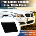 Right Side Front Bumper Washer Nozzle Cover for BMW 3 Series E90 (2007–2013) Gloss Black