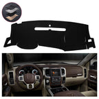 Dash Cover Mat for GMC Sierra 1500 (2014–2018) Black PU
