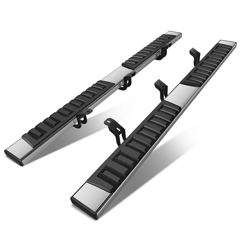 Set of 2 Stainless Steel Flat Running Boards for Toyota Tundra (2007–2021)