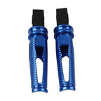 Blue Passenger Rear Foot Pegs for Aprilia GPR125 GPR150 (2015-2023)