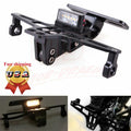 Fender Eliminator License Plate Holder Bracket with LED Tail Lights for Motorcycle
