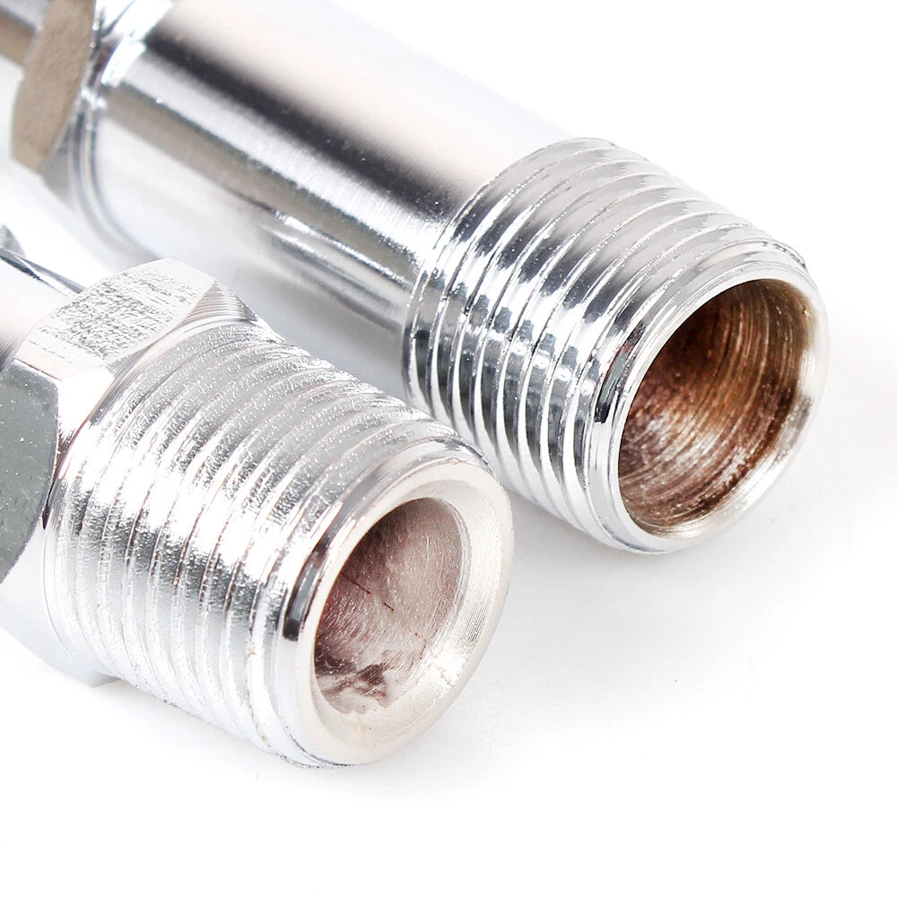 Heater Hose Fittings for Water Pump and Intake (Chrome)