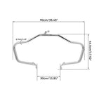 Chrome Engine Guard Highway Crash Bar for BMW R18 Transcontinental (2021–2024)