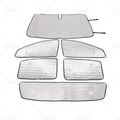6x Car Sunshade Window Visor for Ford Ranger (2015–2024)