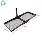 Hitch Mount Cargo Rack Carrier for Universal Vehicles (500LB Capacity)