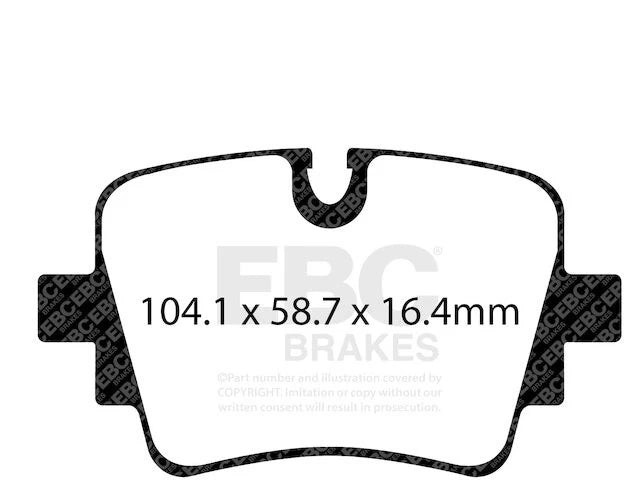 Rear Brake Pad Set for Jaguar F-Type (2014–2023) TH895ZN