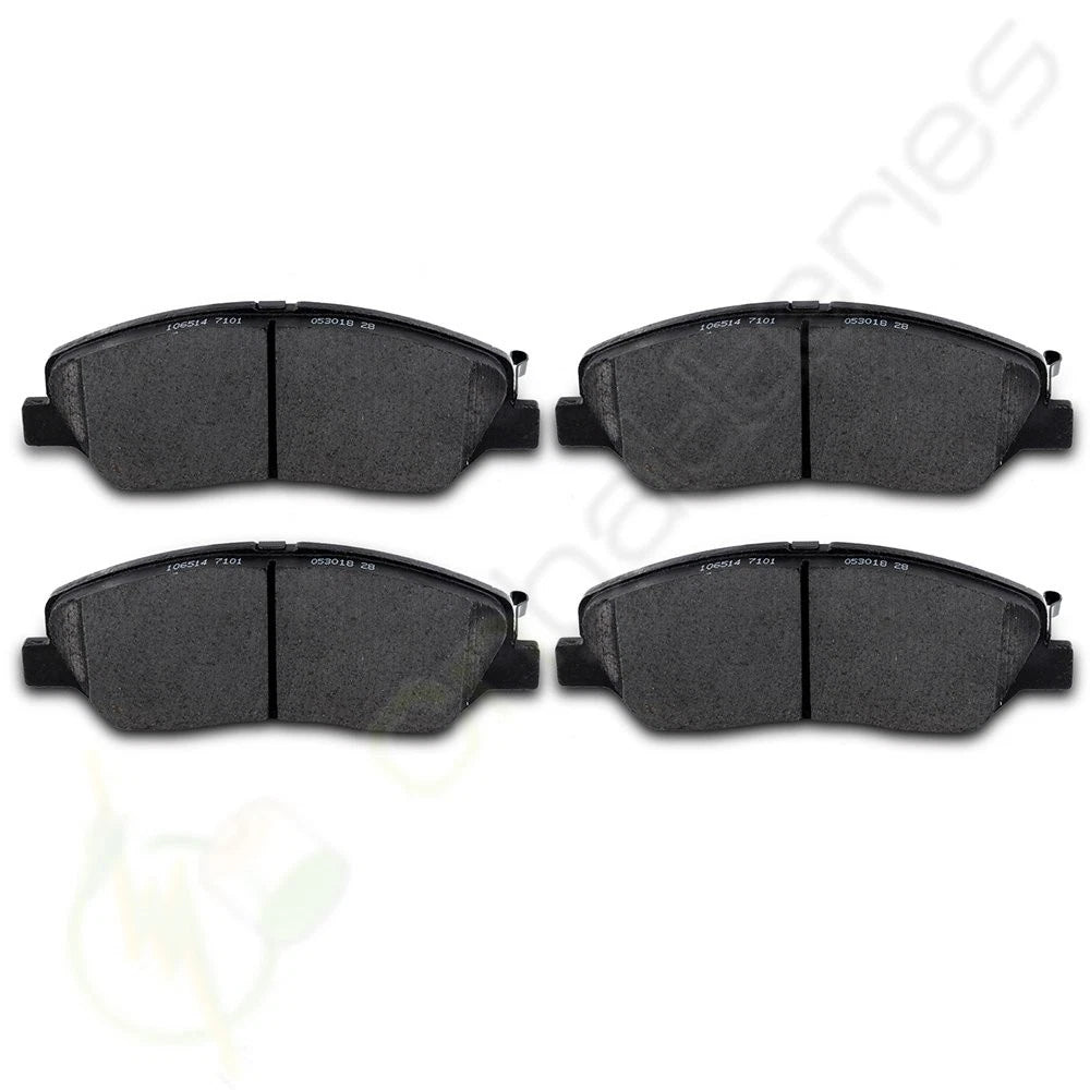 Front Brake Ceramic Pads for Entourage (2007–2009) 4X Premium Performance