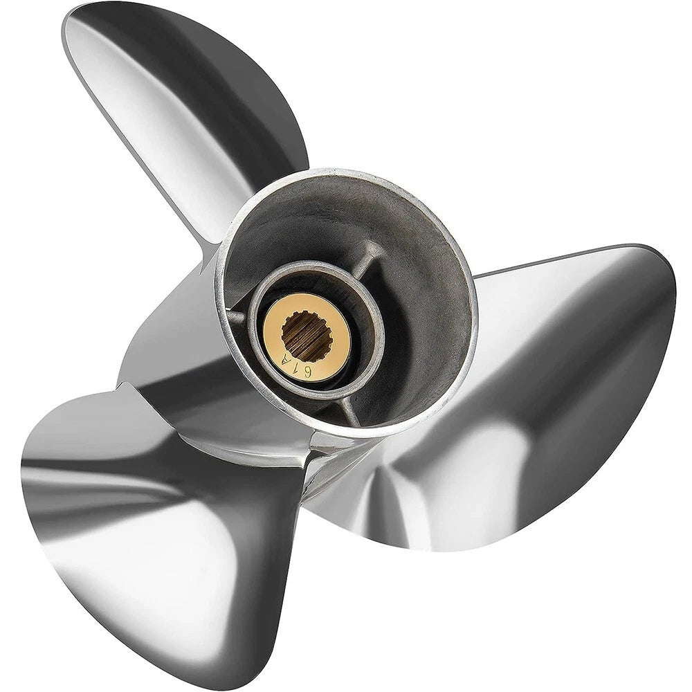 Stainless Steel Boat Propeller for Yamaha 150-300HP (15 Spline, RH)