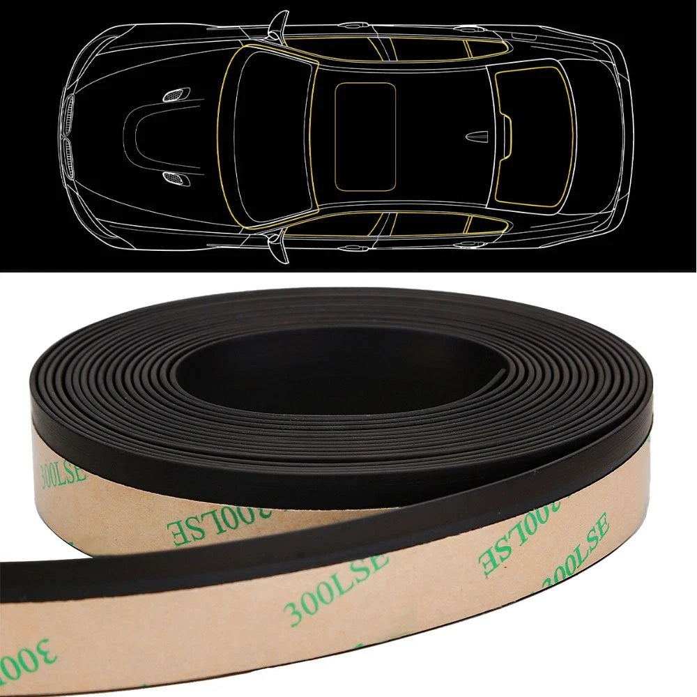 Set of 4 Car Door Trunk Seal Strip Weatherstrip for