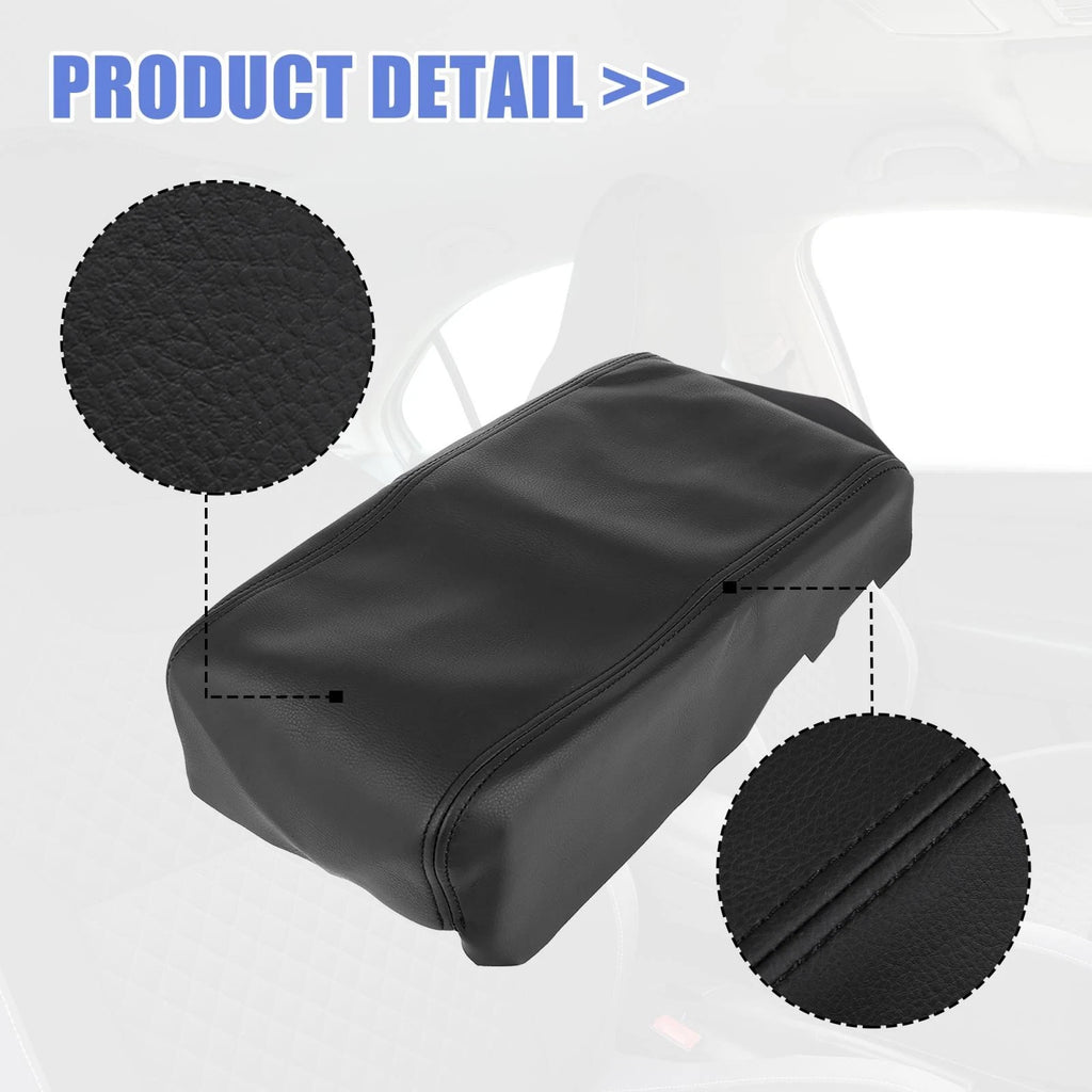 Center Console Lid Armrest Cover for Dodge Charger (2008–2010) Black