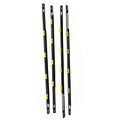 Set of 4 Window Trim Glass Door Belt Rubber Black for Honda Civic (1996–2000)
