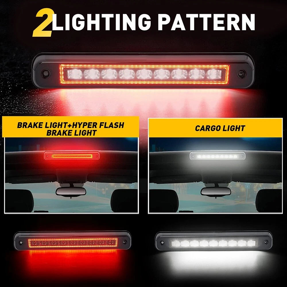Smoked LED Third Brake Cargo Light for Chevy C1500/K1500/Silverado (1988–1998)