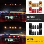 10PCS Set LED Cab Roof Marker Lights for Hummer H2 (2003–2009)