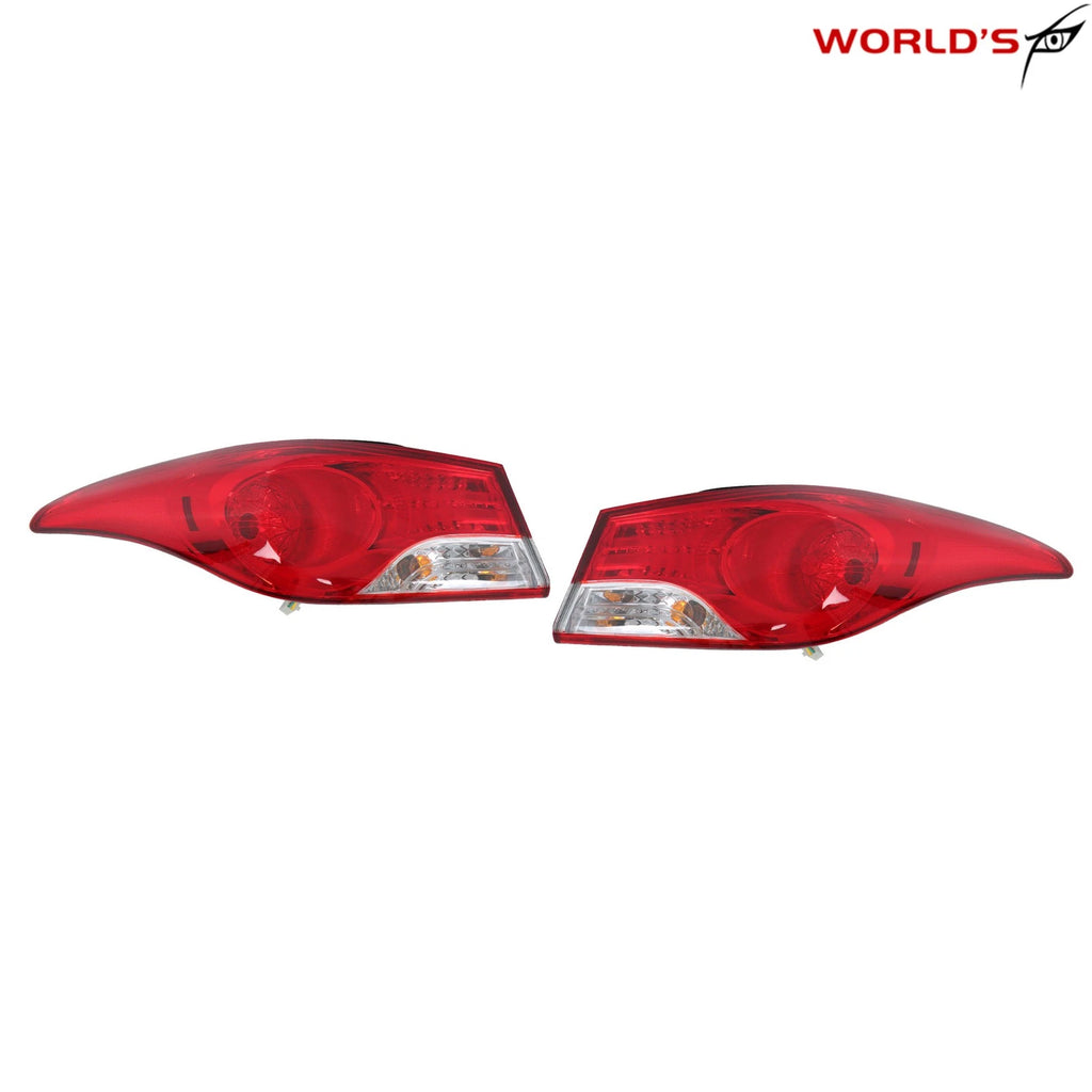 2X Tail Lights for Hyundai Elantra (2011–2013) Halogen Type