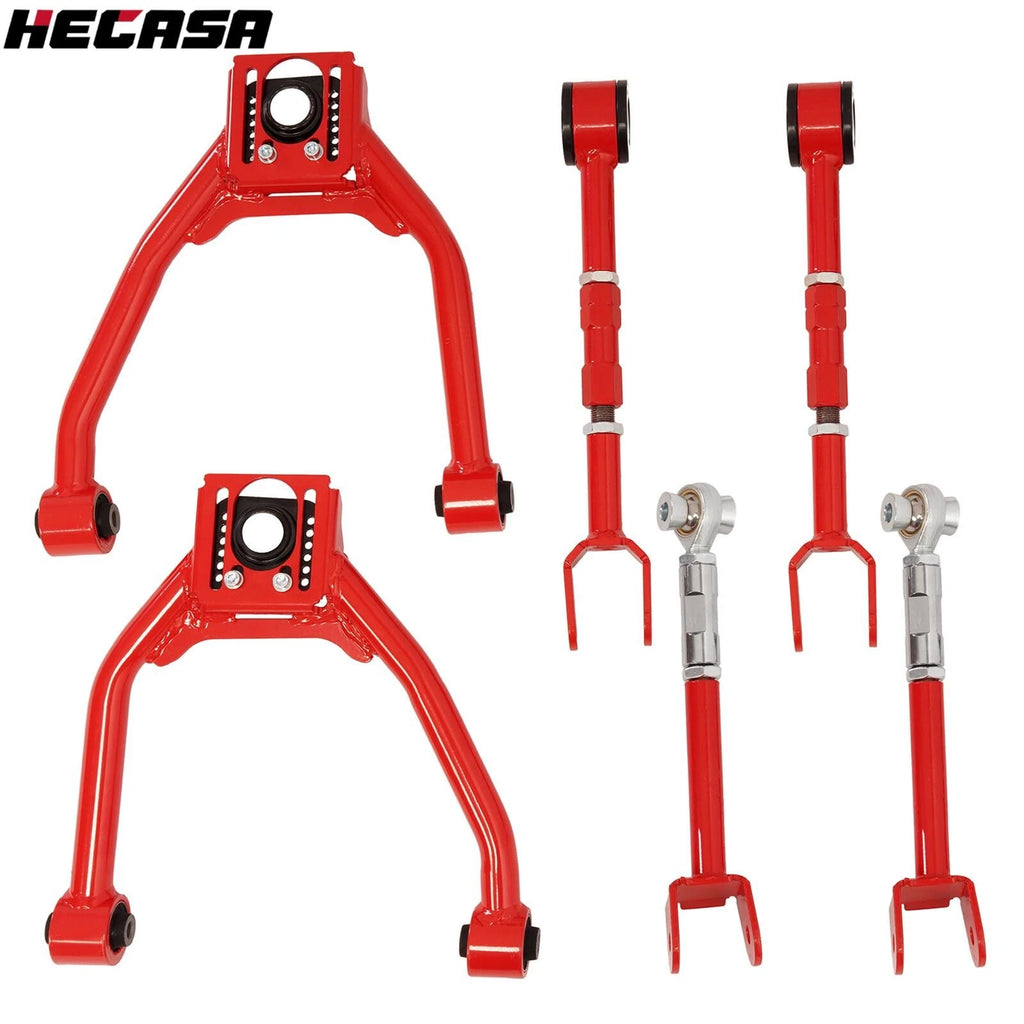 Set of 2 Front/Rear Camber Arms Traction Rods for Nissan 350Z, Infiniti G35 (2003–2009)
