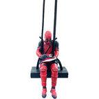 Cute Deadpool Car Swinging Ornament for Rear View Mirror Decorations