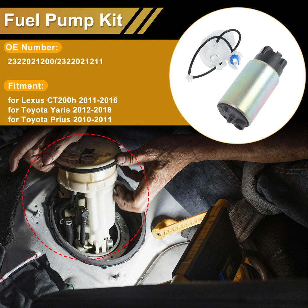 Set of 2 Metal Electric Fuel Pumps for Lexus CT200h (2011–2016) 2322021200