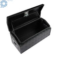 30in Black Aluminum Tool Box for Pickup Trailer 