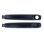 2 x Door Handle Outer Black Front Left+Right for Volkswagen Amarok (2010–2020)