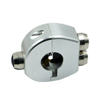 7/8" Silver Motorcycle Handlebar Switch Momentary Button (Fits Various Models)