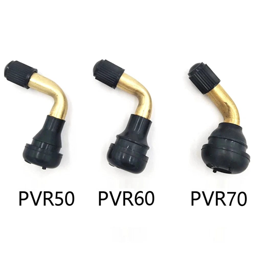 2pcs Tubeless Tyre Valve Stems for Electric Scooter PVR70 (50-60 Degrees)
