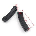 5.5" Black Motorcycle Cruiser Handlebar Pullback Risers for 7/8" Bar