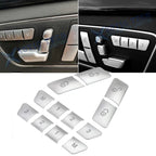 Inner Door Lock Switch Button Cover Trims for Mercedes-Benz E-Class W212 (2010–2015)