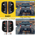 Pair Tail Lights for Nissan Frontier & Suzuki Equator (2005–2021)
