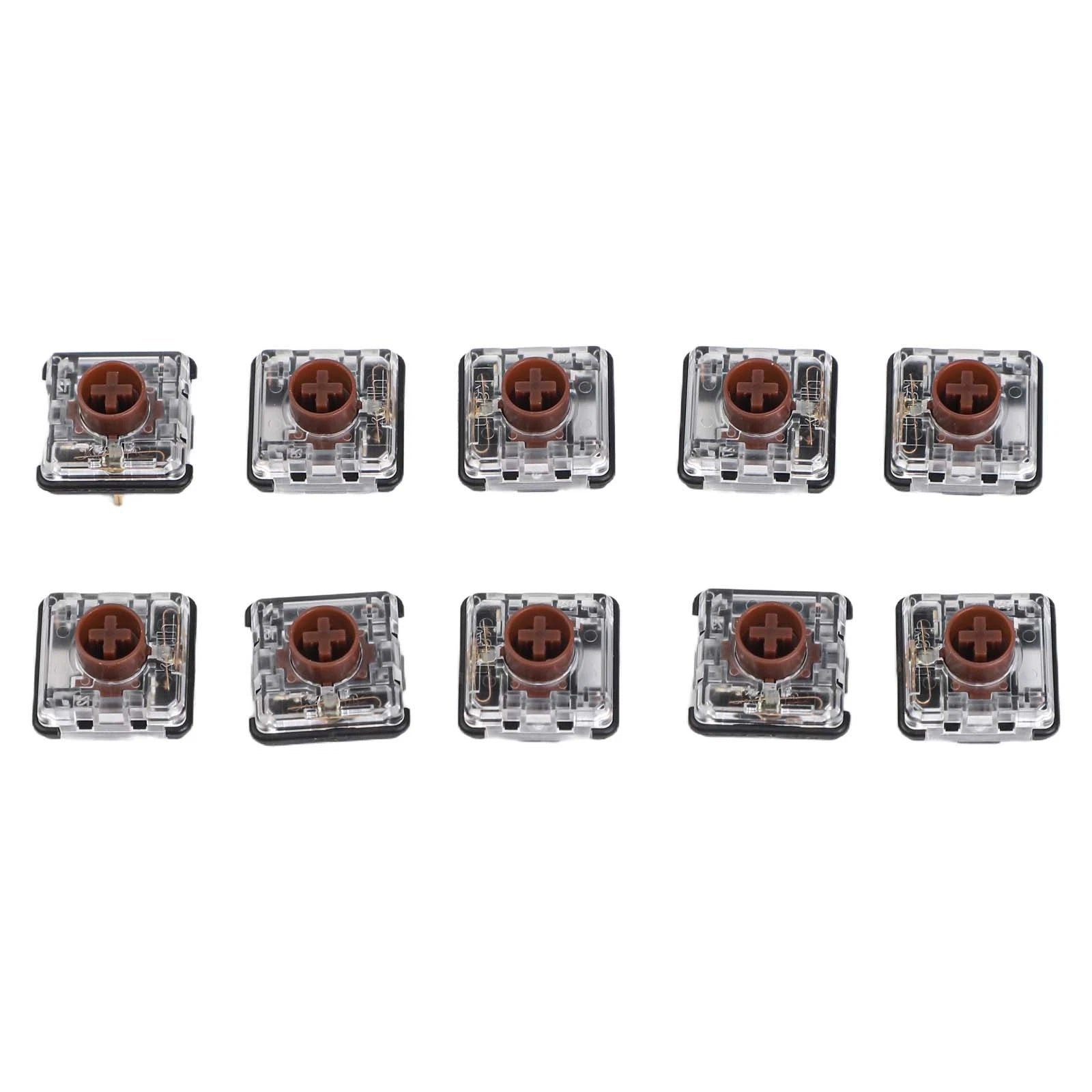 10 Pack Kailh Thin Switches 1353 Linear Tactile Replacement for Keyboards