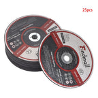 25 Pack Metal and Stainless Steel Cut Off Wheels for Die Grinders 4"x1/32"x3/8"