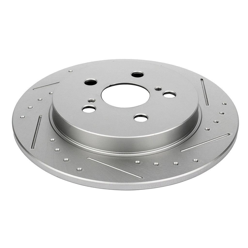 2X Rear Slotted Brake Rotors for Lexus CT200h (2011–2017)
