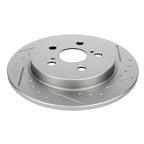 2X Rear Slotted Brake Rotors for Lexus CT200h (2011–2017)