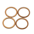 4X Muffler Gaskets 18291-254-000, 18291-MM5-860 for Honda CB700/900/1000/1100
