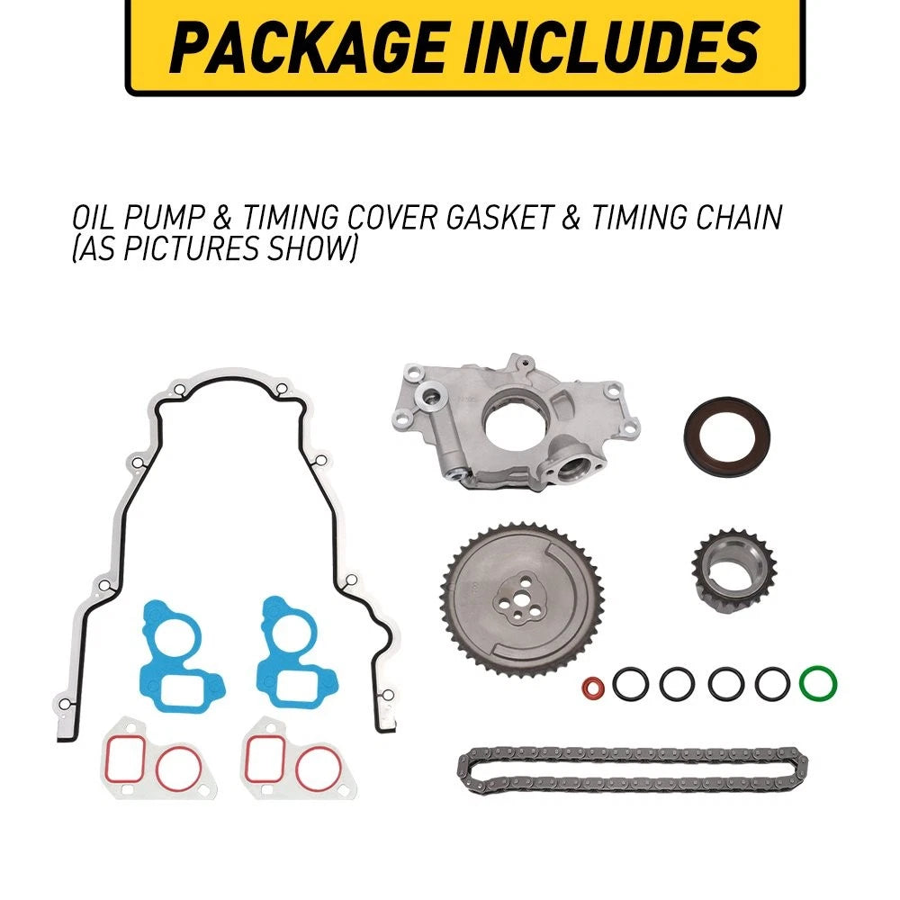 Timing Chain Kit with Oil Pump for Silverado 1500/2500/3500 (1999–2015)