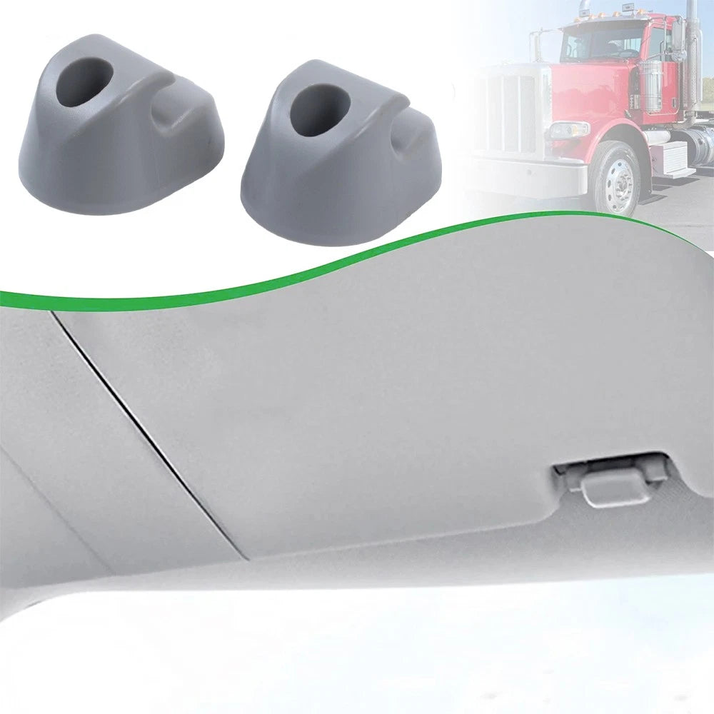 2X Sun Visor Clip S16-1023-661 F01377-2 for Kenworth Peterbilt