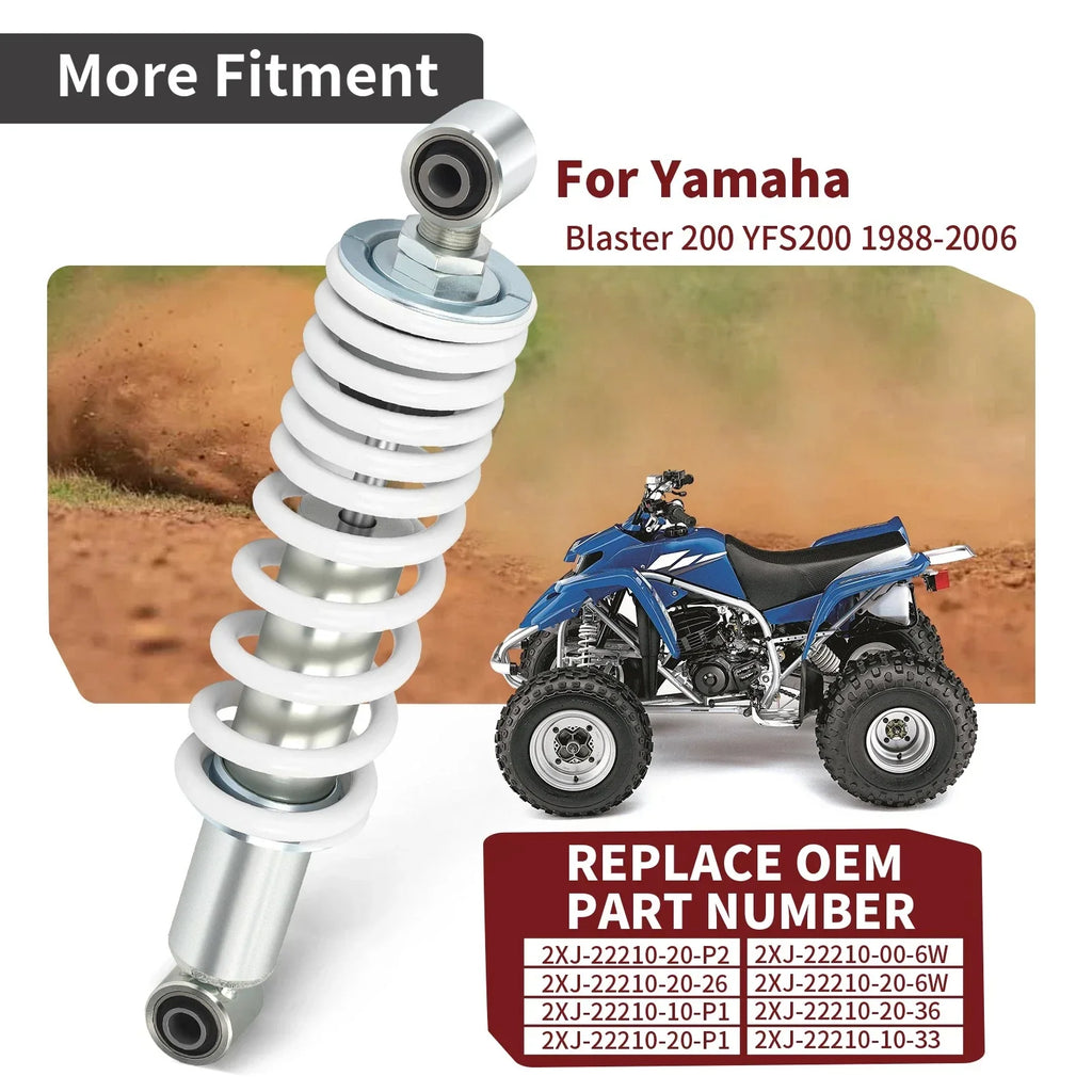 Rear Shock Absorber White 2 x for Yamaha Blaster 200 YFS200 (1988–2006)